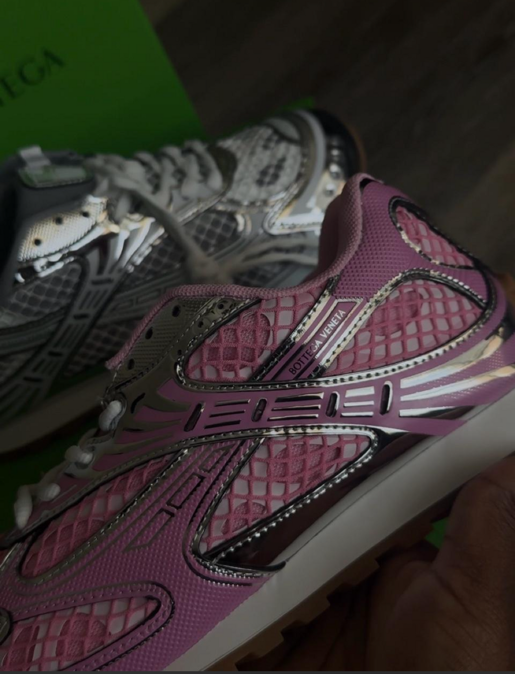 BOTTEGA SNEAKERS - PINK